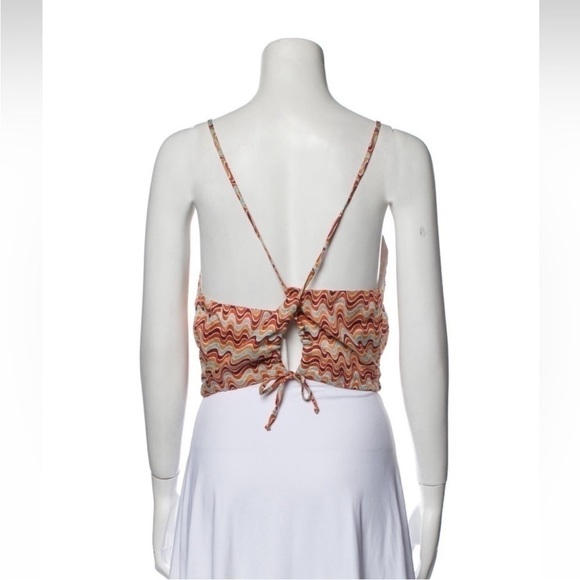 NWT Faithful the brand women’s halter crop top ottica top summer beach wear - Picture 5 of 10